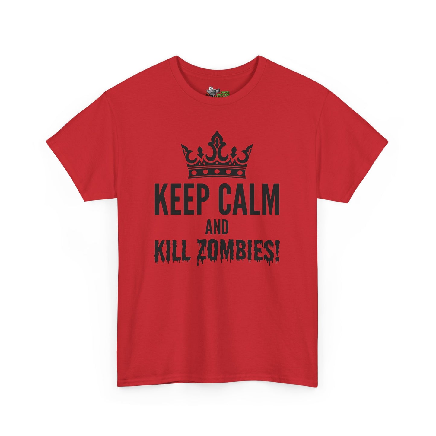 Keep Calm & Kill Zombies! Unisex Heavy Cotton Tee
