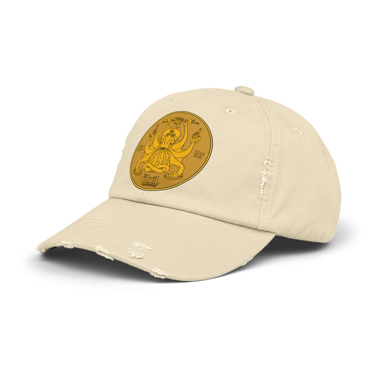 In Phil We Trust! Unisex Distressed Cap