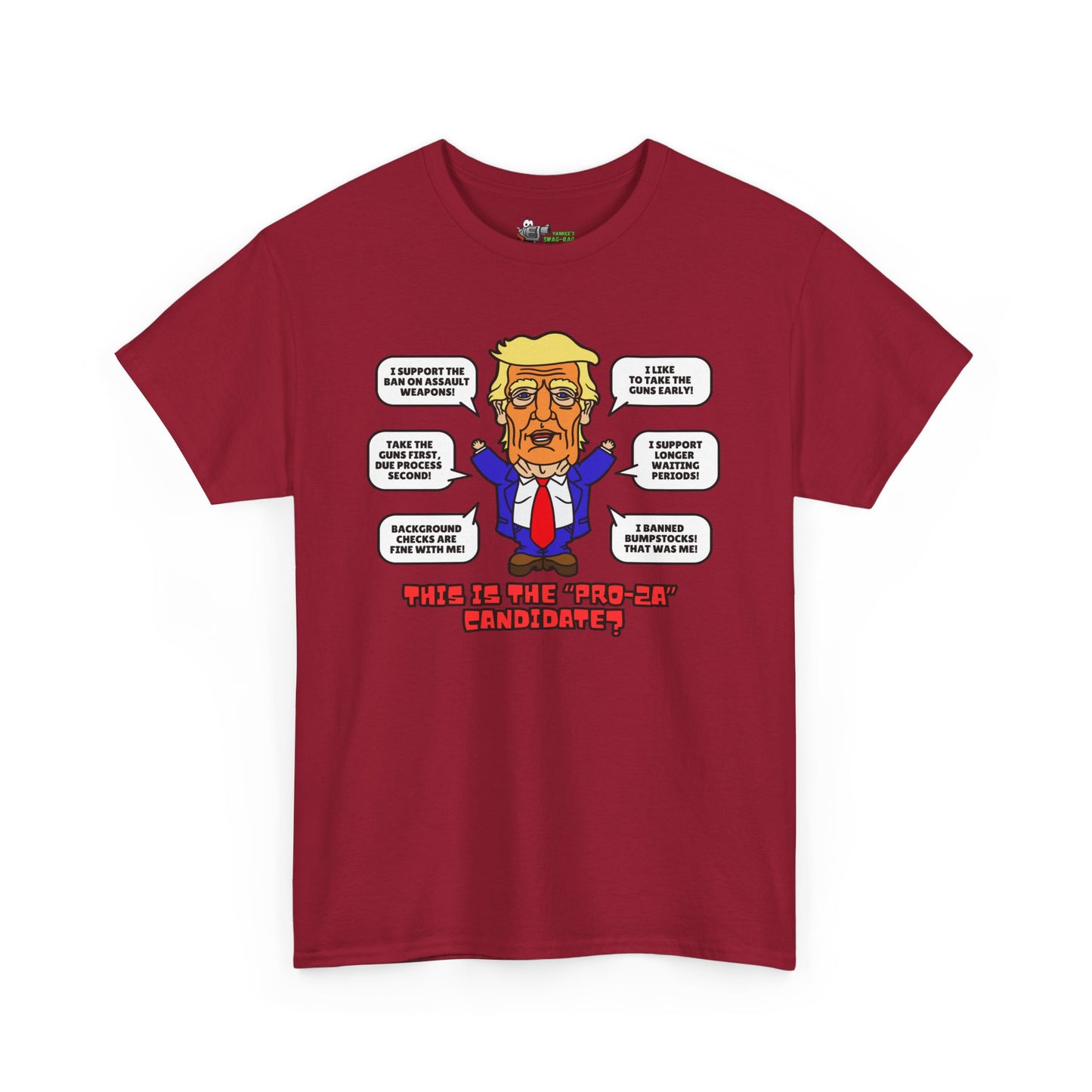 Trump on Guns! Unisex Heavy Cotton Tee
