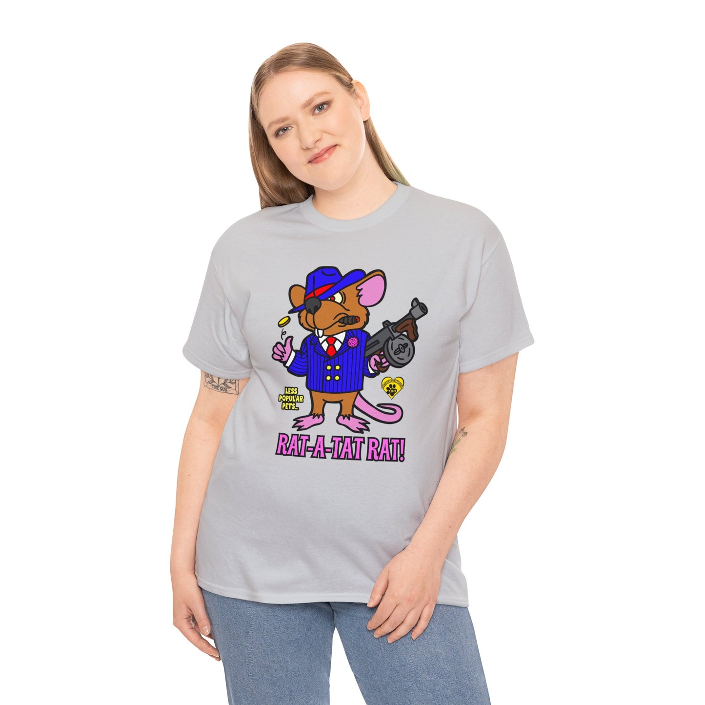 Rat-a-tat Rat! Unisex Heavy Cotton Tee