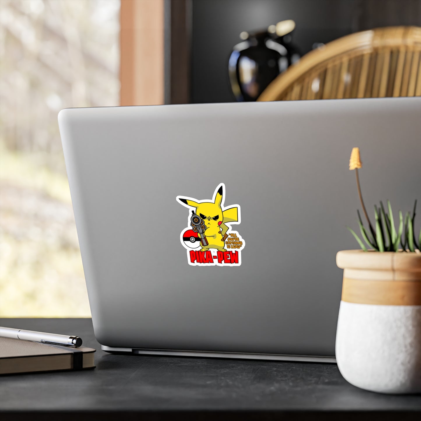 PIKA-PEW Kiss-Cut Vinyl Decals