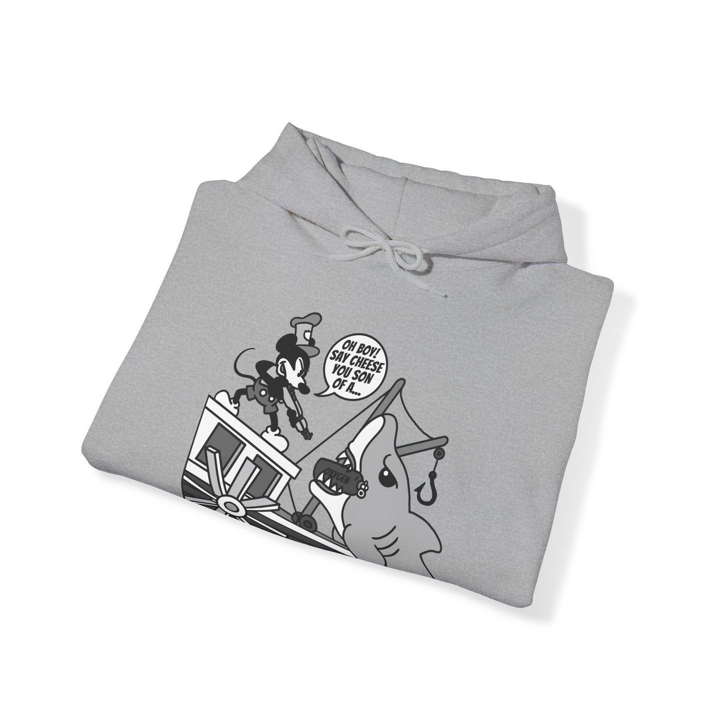 Willie vs. Bruce! Unisex Heavy Blend™ Hooded Sweatshirt