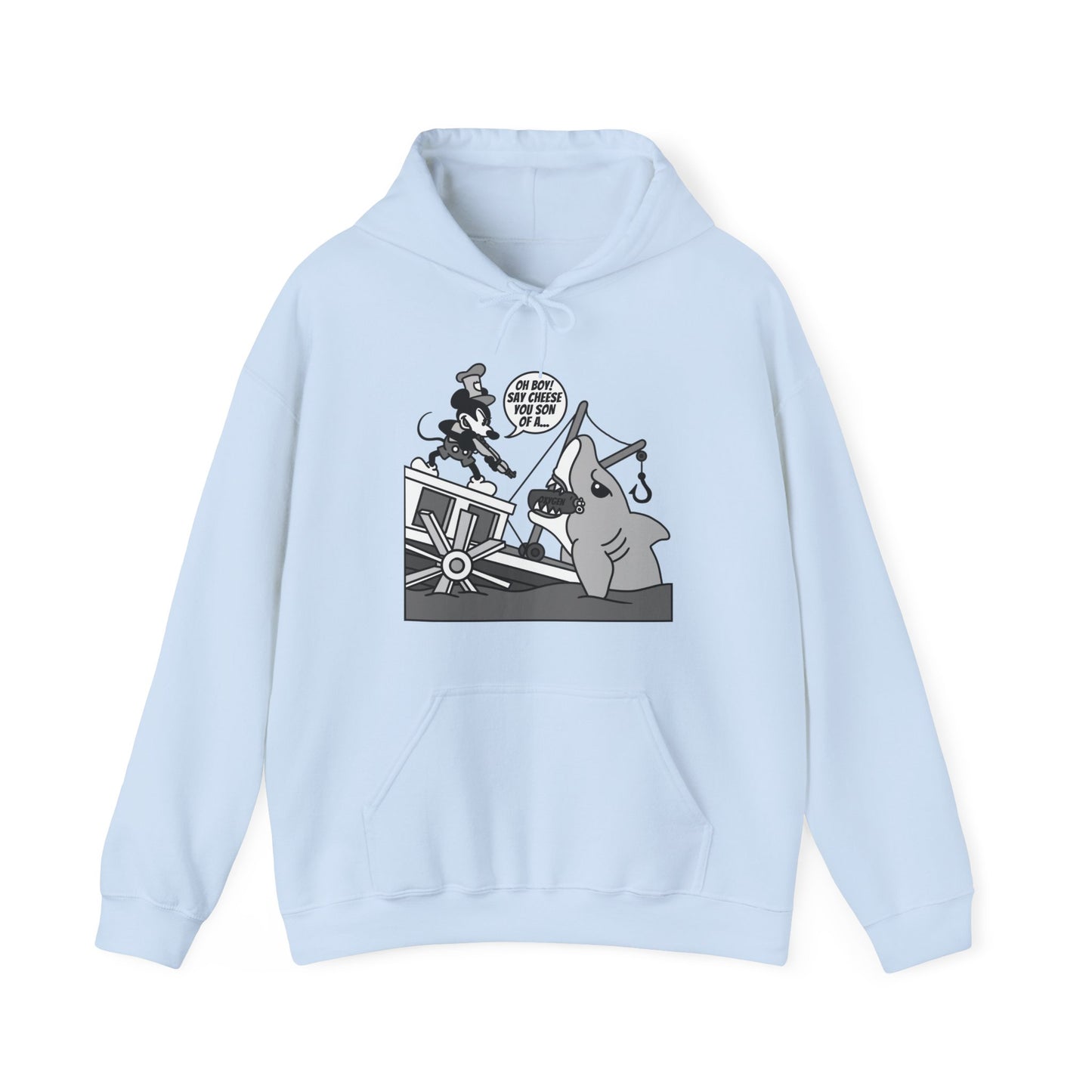 Willie vs. Bruce! Unisex Heavy Blend™ Hooded Sweatshirt