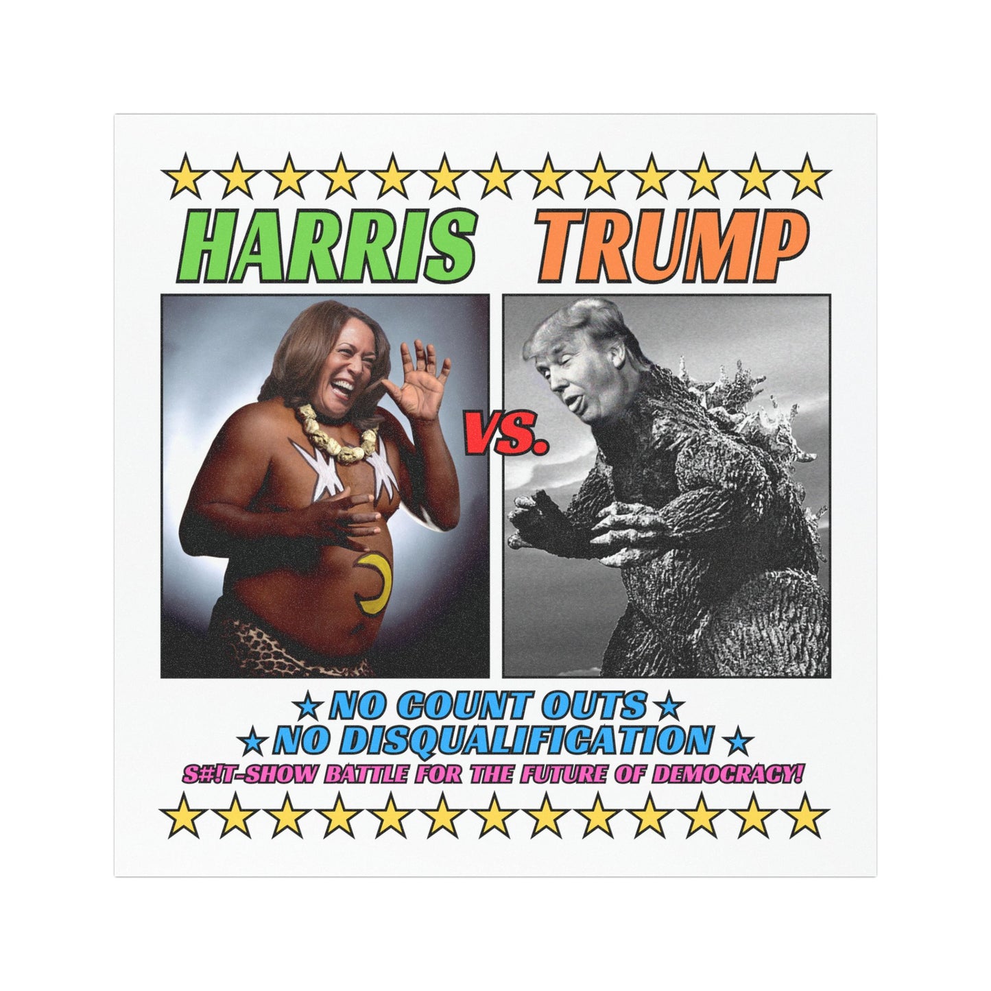 Harris v. Trump! Car Magnets