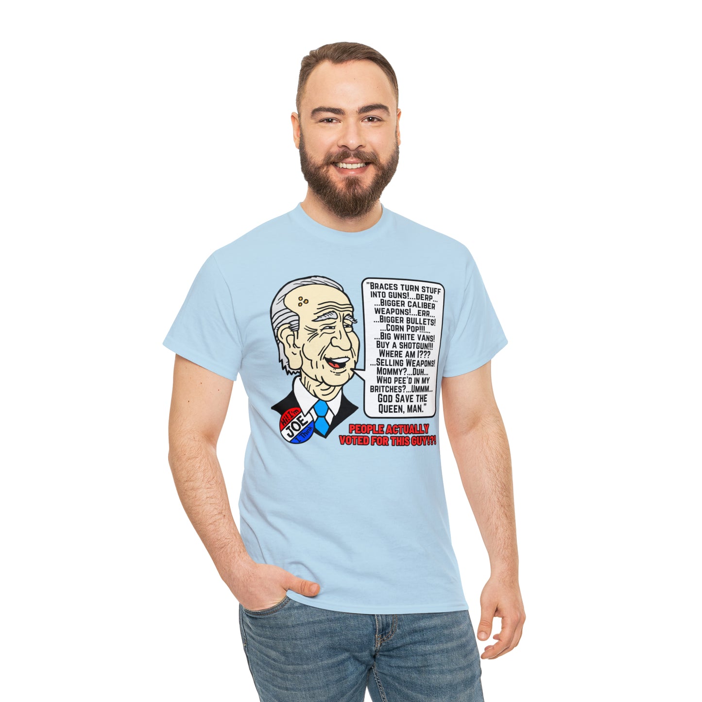 Biden Talk Unisex Heavy Cotton Tee