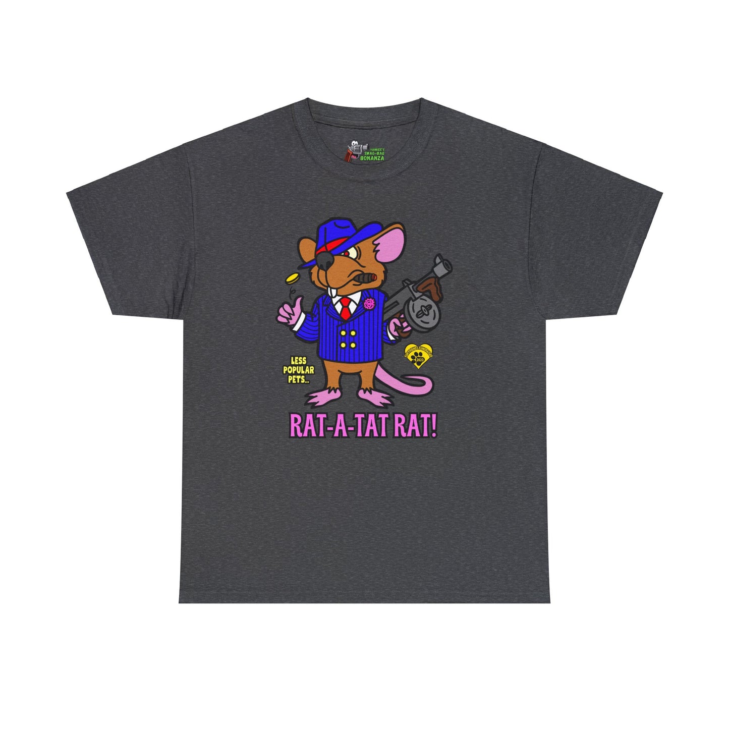 Rat-a-tat Rat! Unisex Heavy Cotton Tee