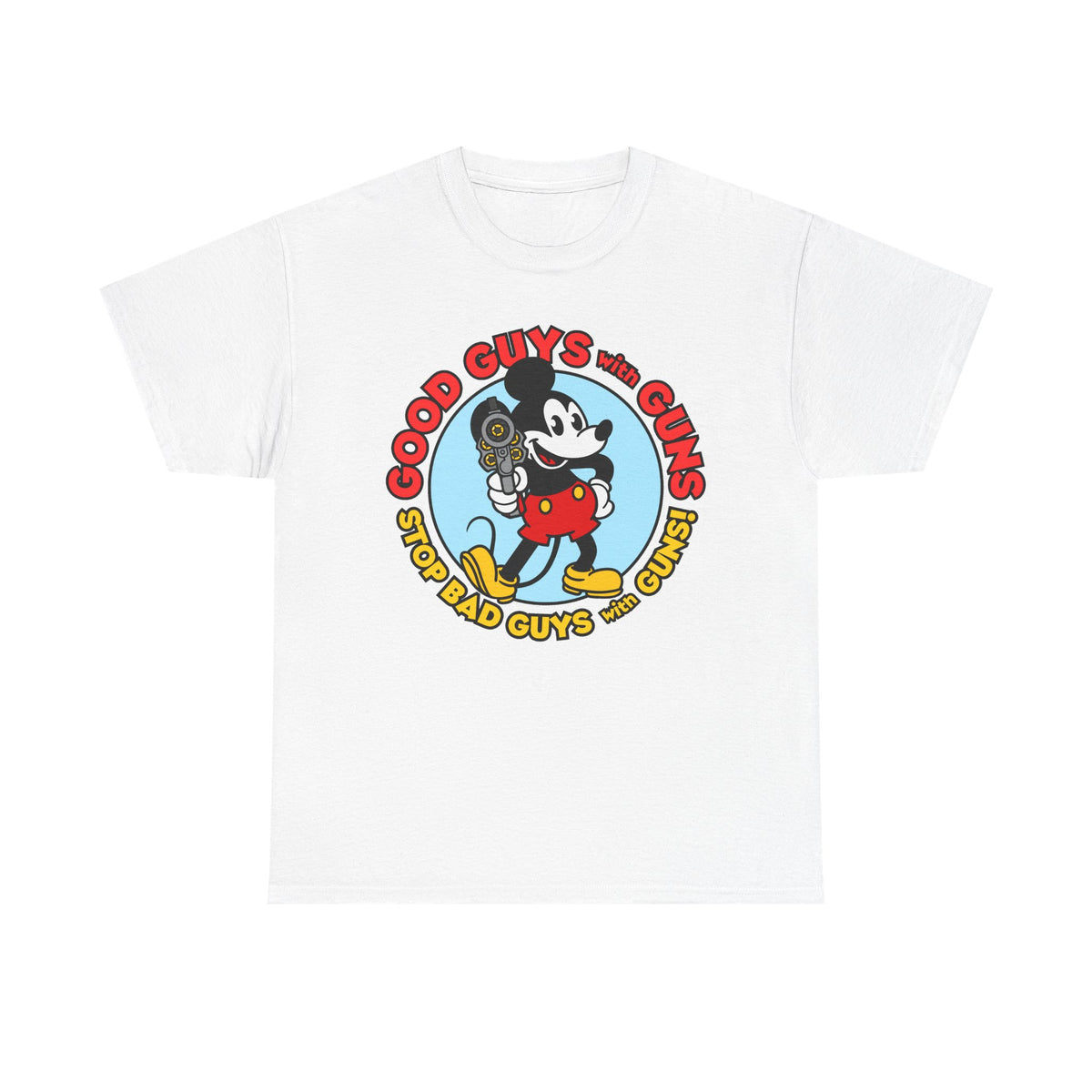 Good Guys with Guns! (V2) Unisex Heavy Cotton Tee