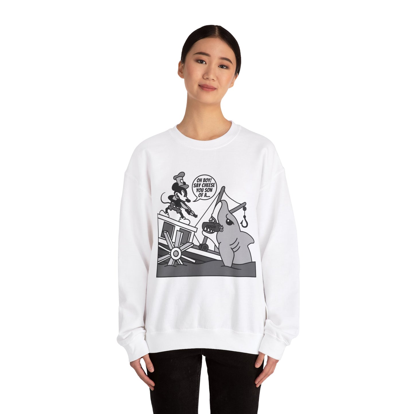 Willie vs. Bruce! Unisex Heavy Blend™ Crewneck Sweatshirt