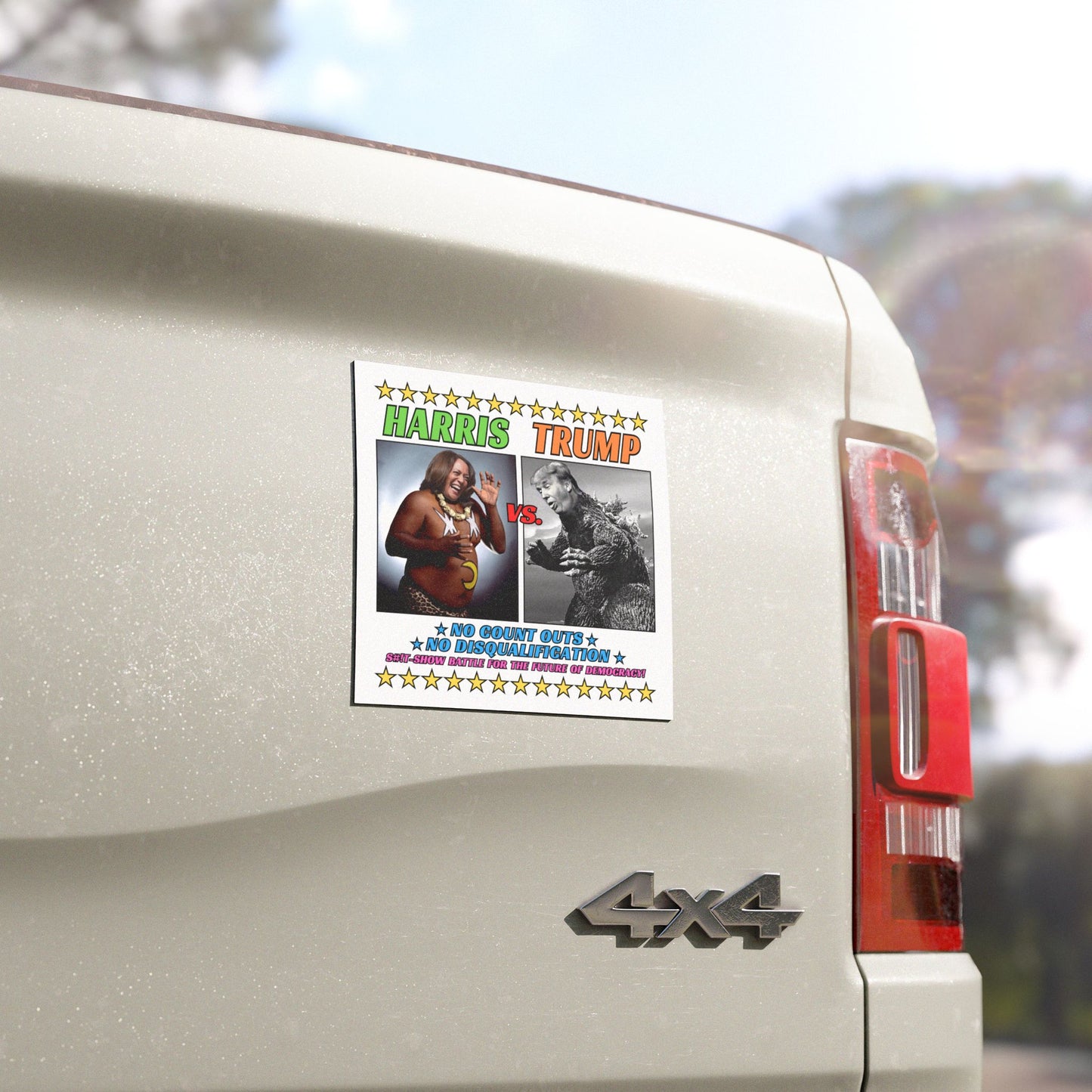 Harris v. Trump! Car Magnets