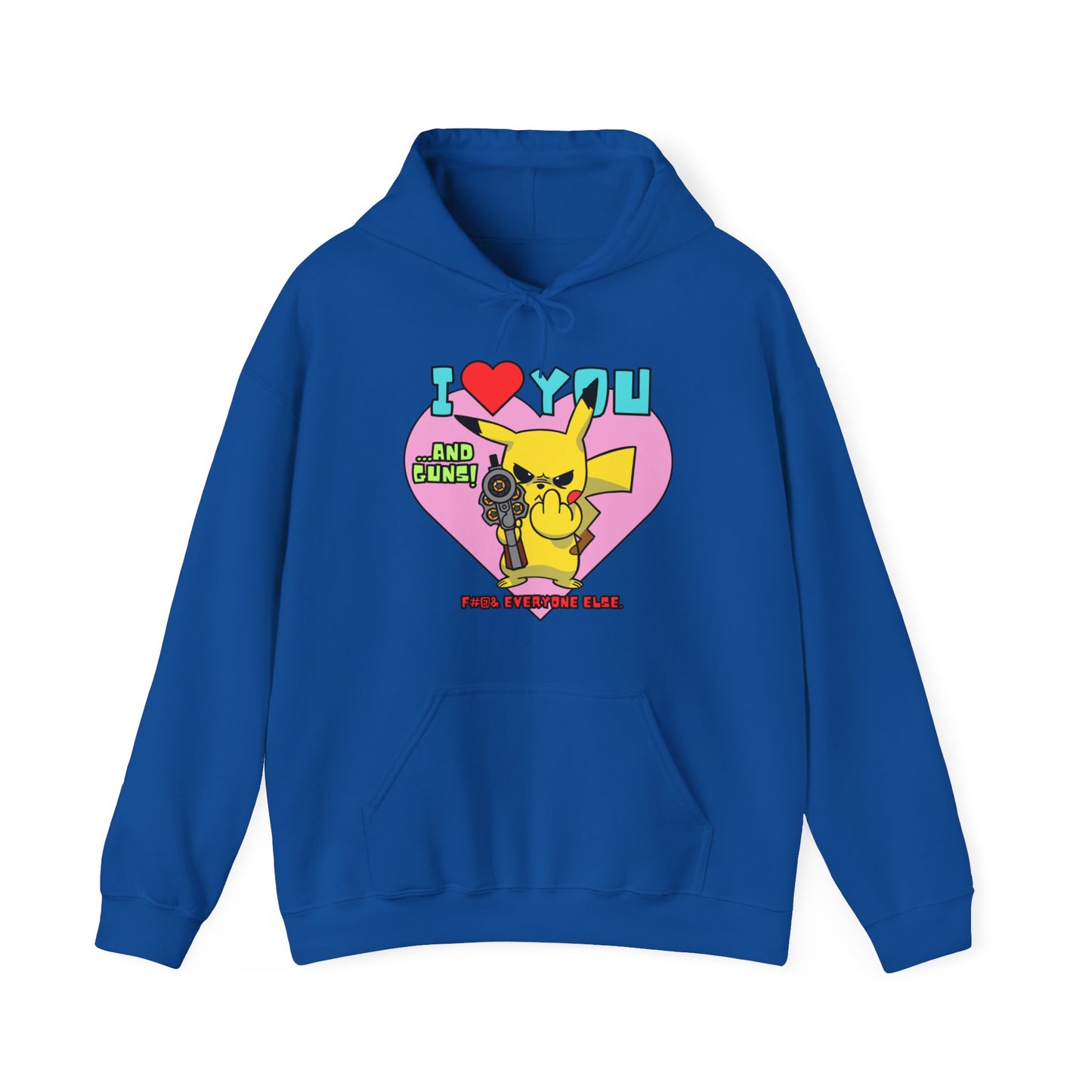 I Love You & Guns! Unisex Heavy Blend™ Hooded Sweatshirt