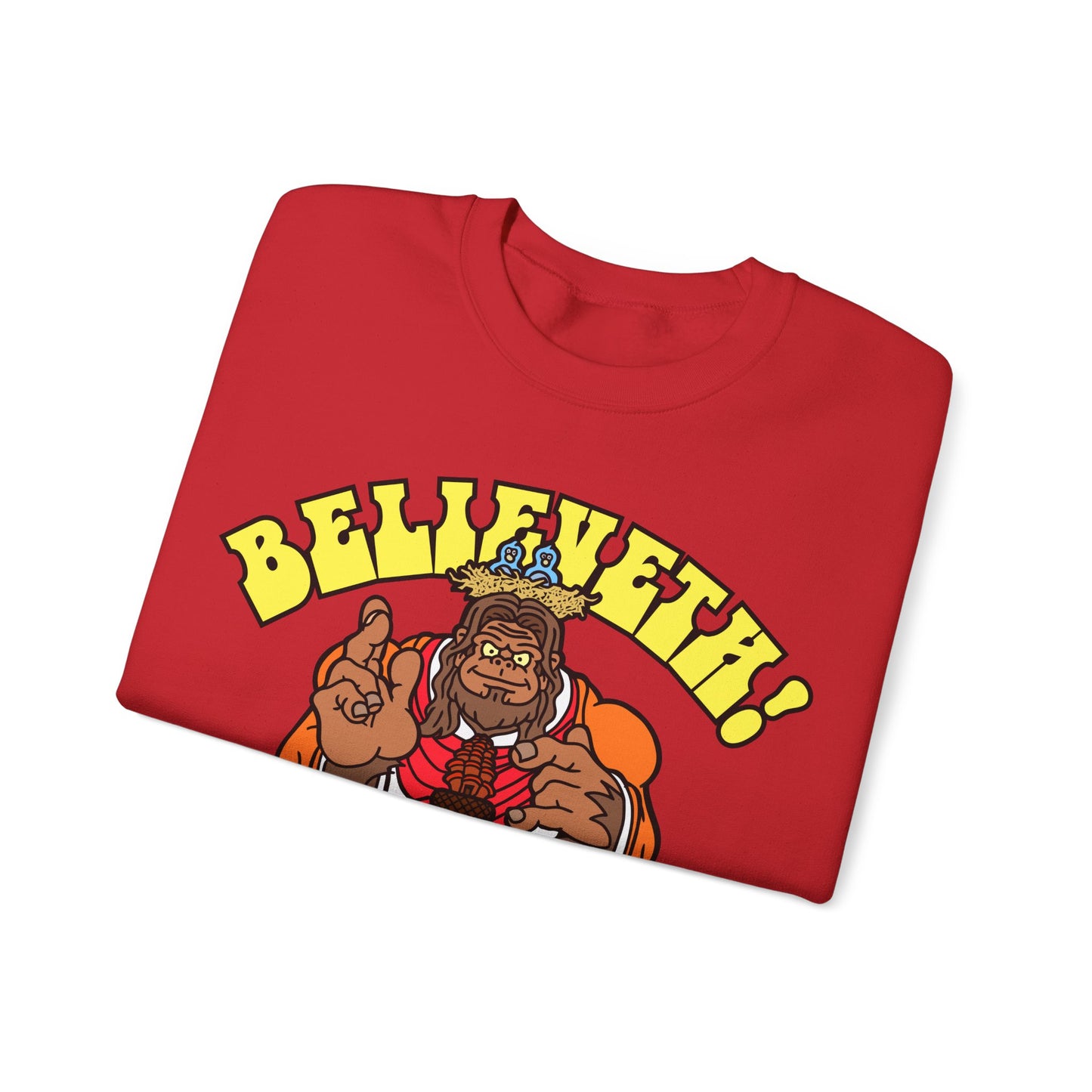 Believeth! Unisex Heavy Blend™ Crewneck Sweatshirt