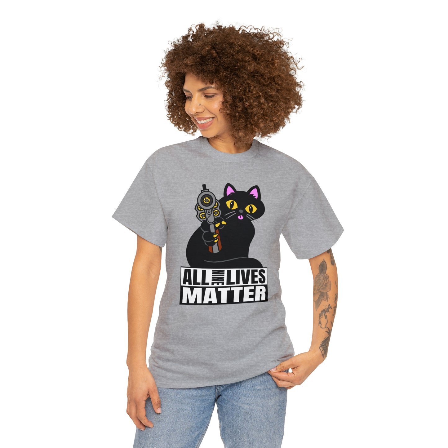 All9Lives Unisex Heavy Cotton Tee