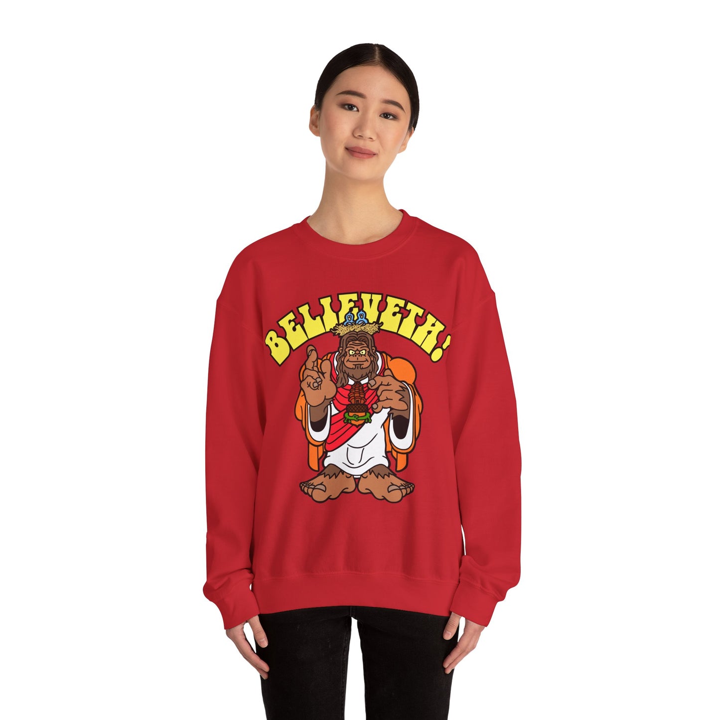 Believeth! Unisex Heavy Blend™ Crewneck Sweatshirt