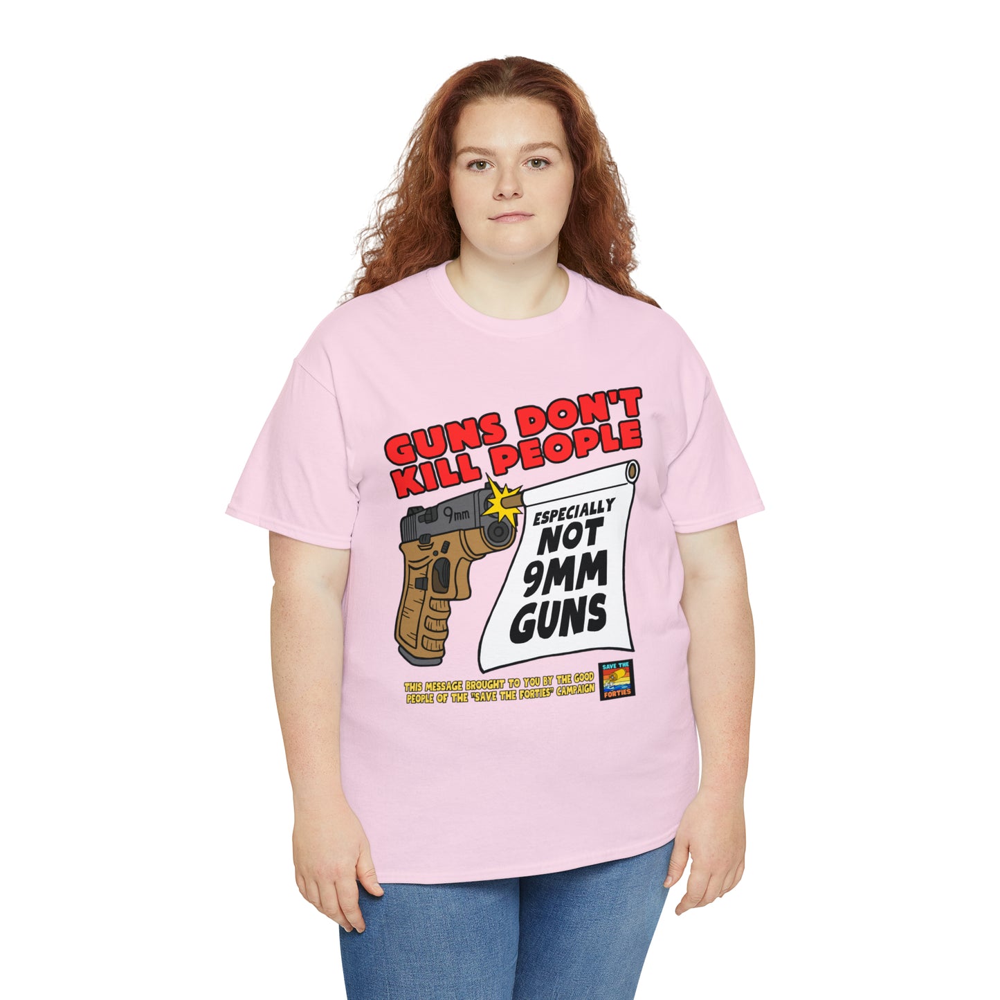 Guns Don't Kill Unisex Heavy Cotton Tee