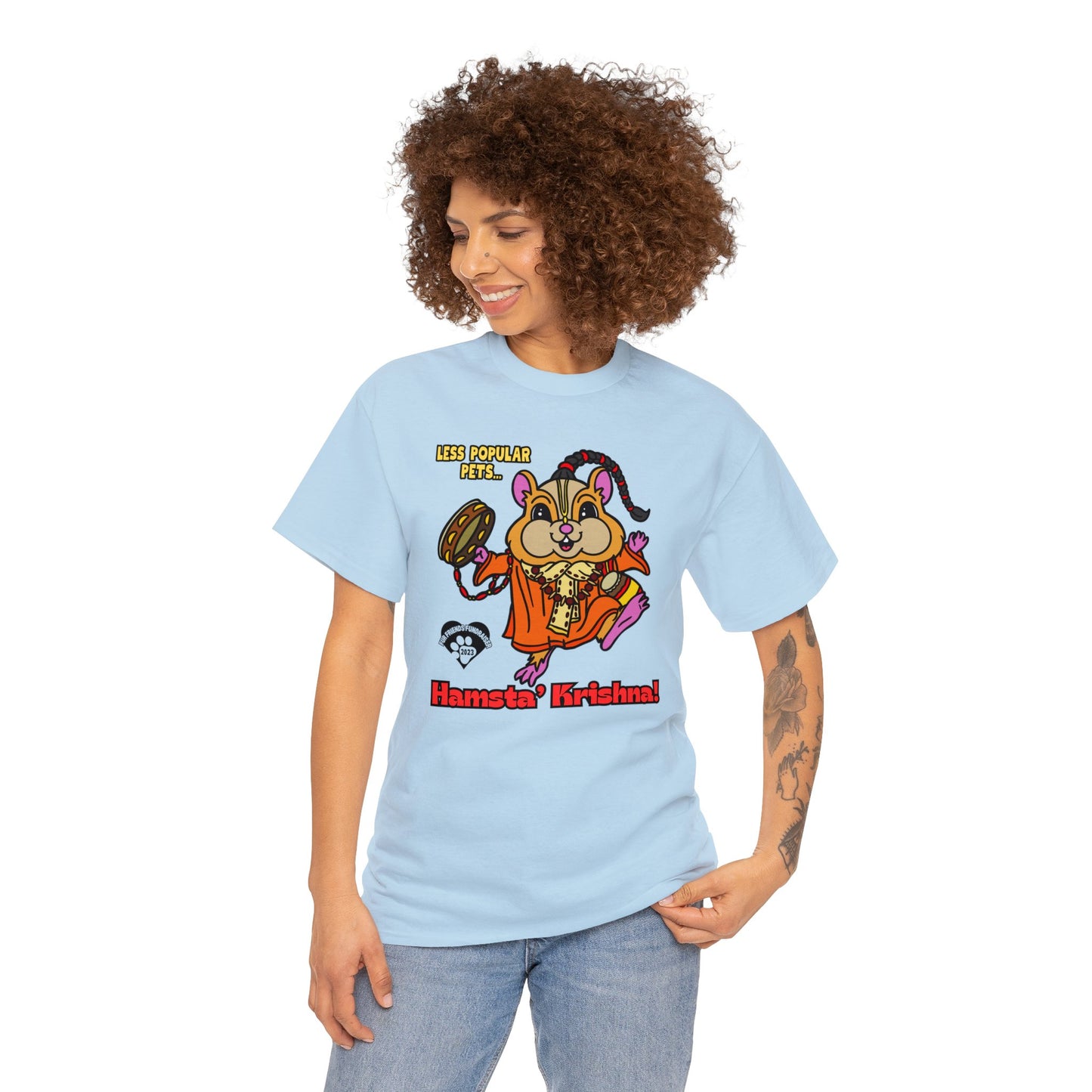 Hamsta' Krishna! Unisex Heavy Cotton Tee