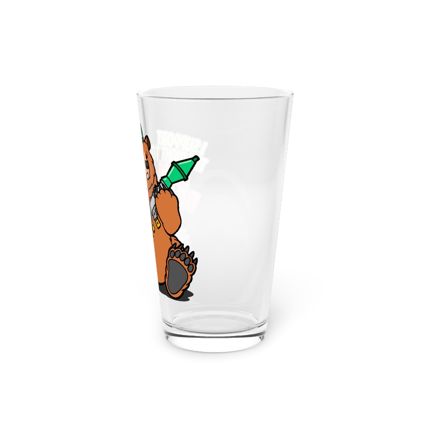 Right to Arm Bears! Pint Glass, 16oz