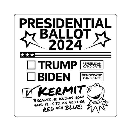 2024 Ballot! Square Stickers