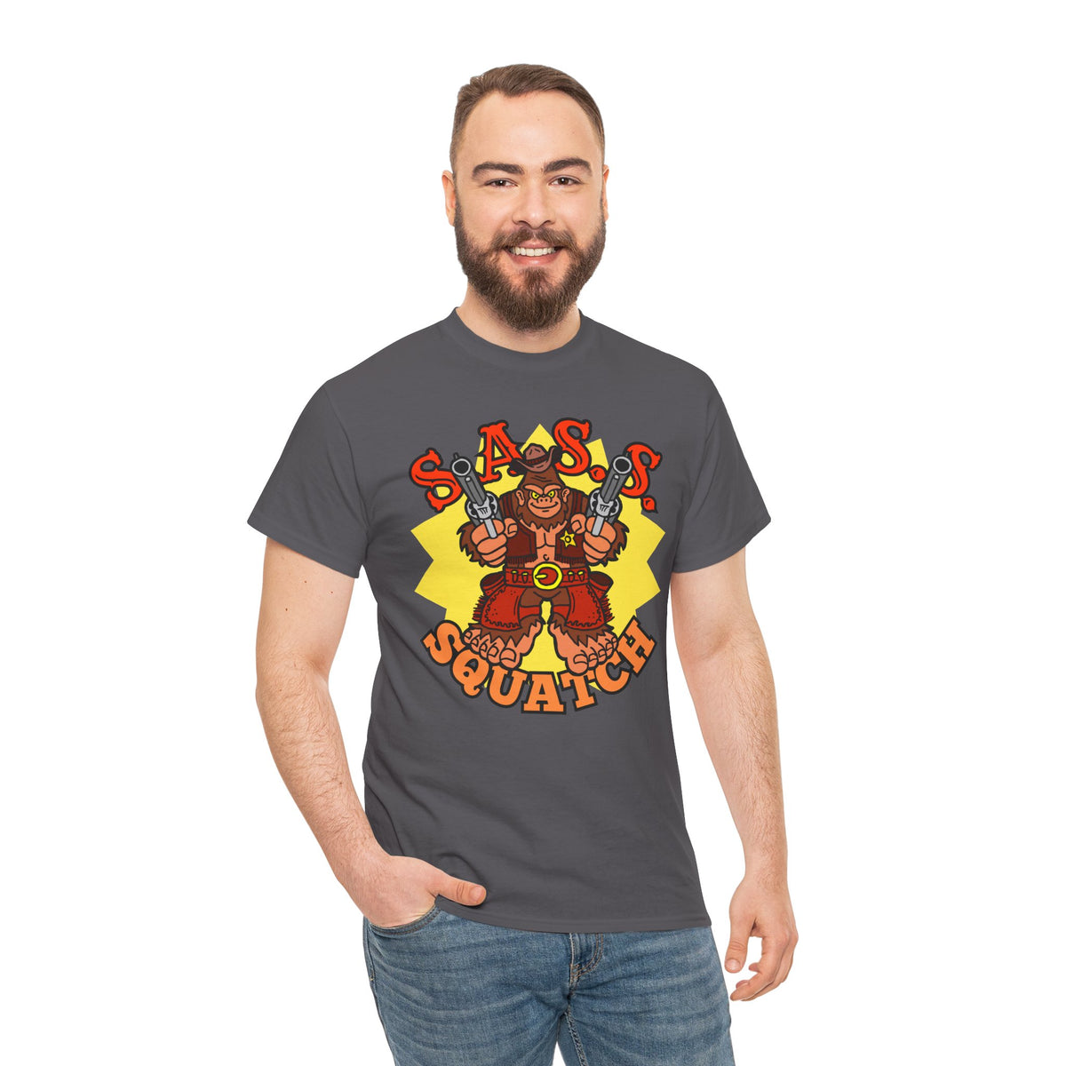 SASS-Squatch Unisex Heavy Cotton Tee
