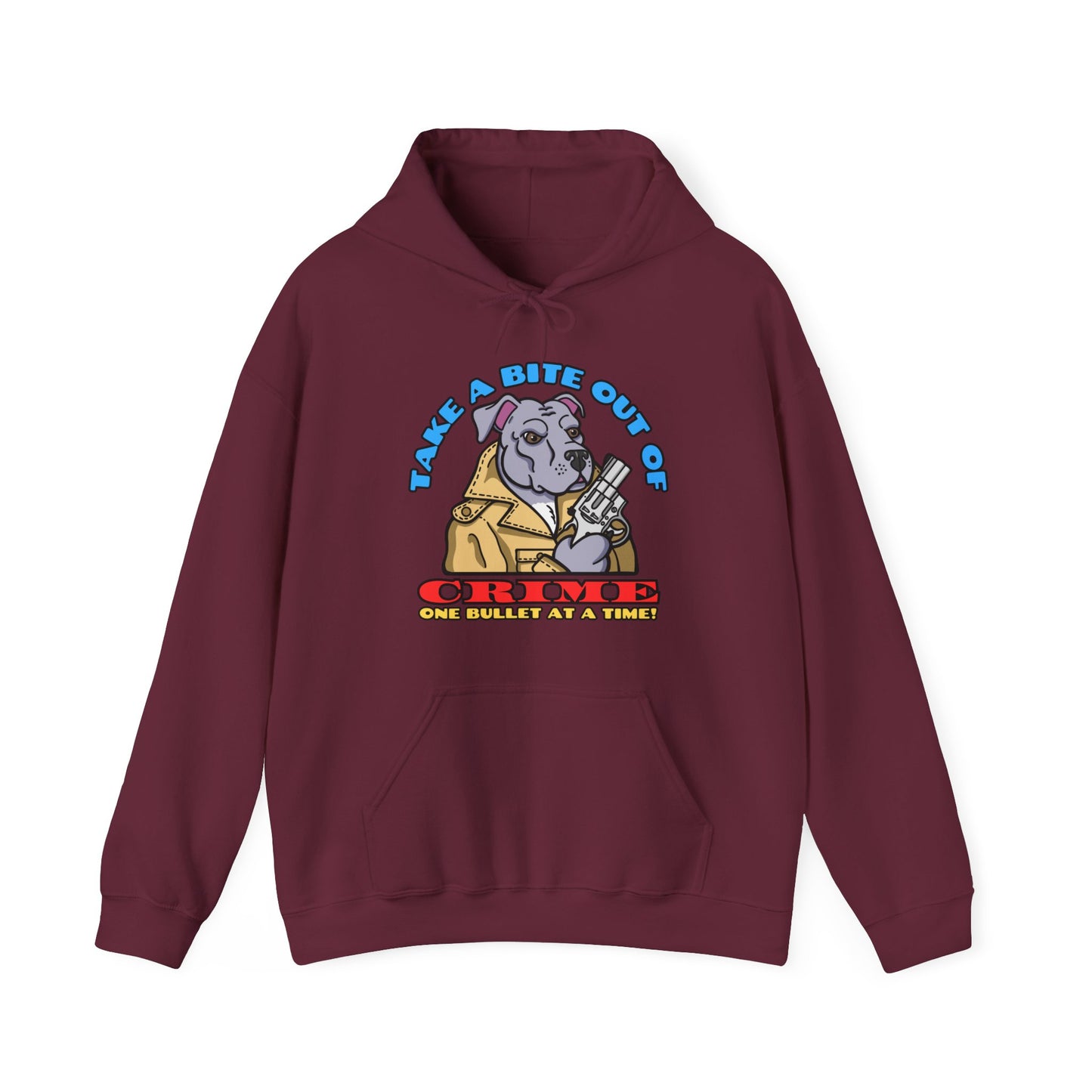 Bite Out of Crime! Unisex Heavy Blend™ Hooded Sweatshirt