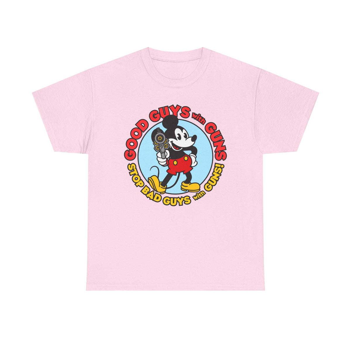 Good Guys with Guns! (V2) Unisex Heavy Cotton Tee