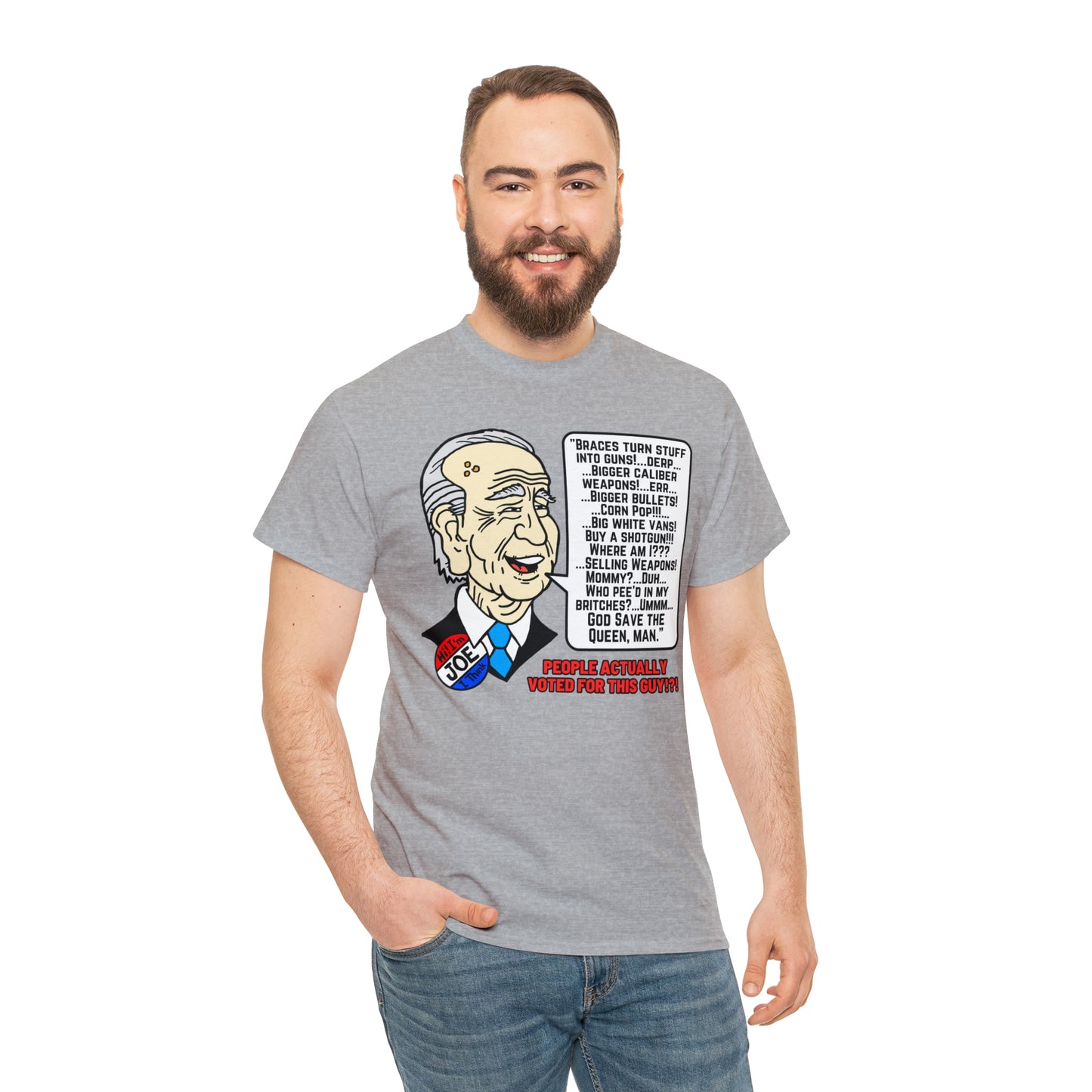 Biden Talk Unisex Heavy Cotton Tee