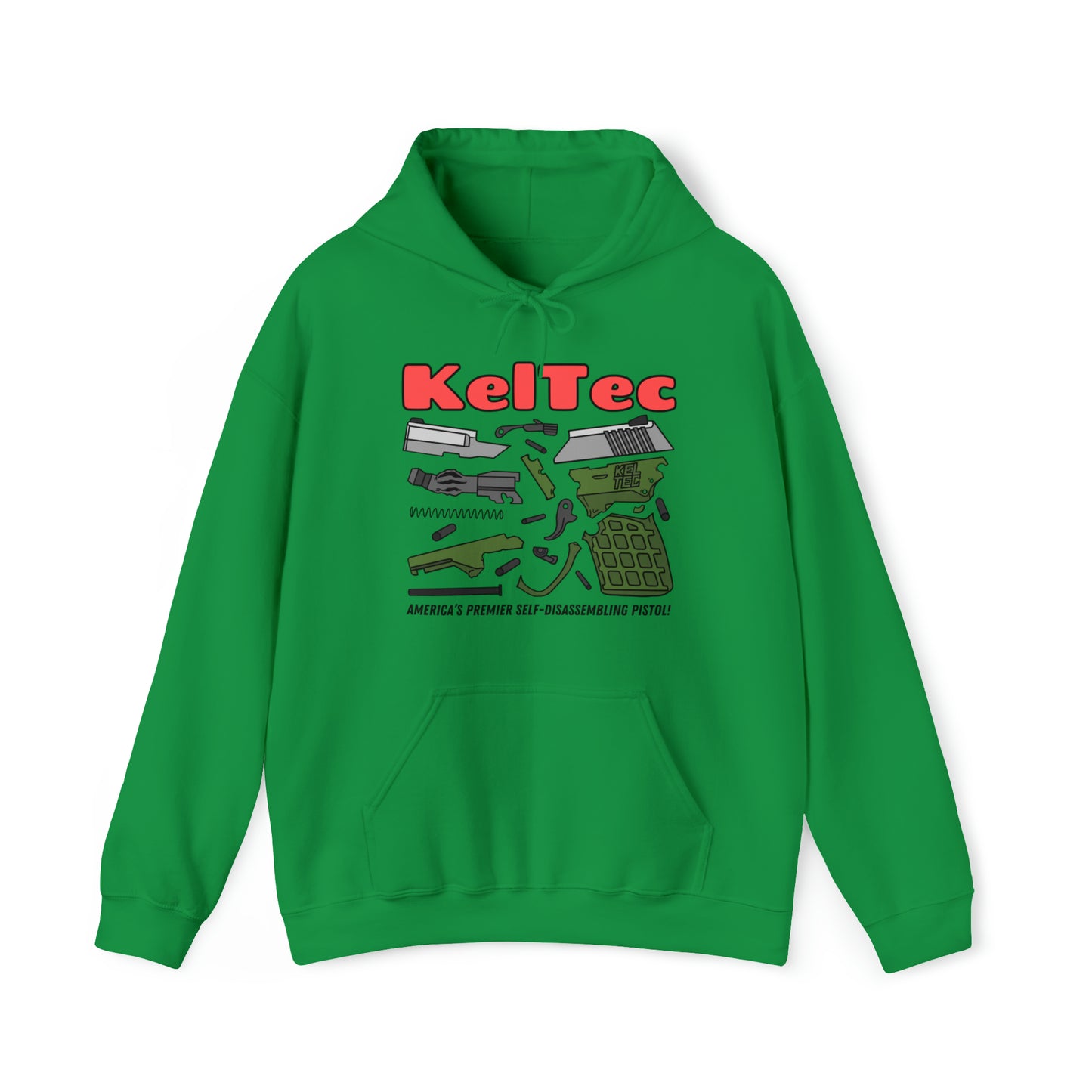 KELTEC Disassembled Unisex Heavy Blend™ Hooded Sweatshirt