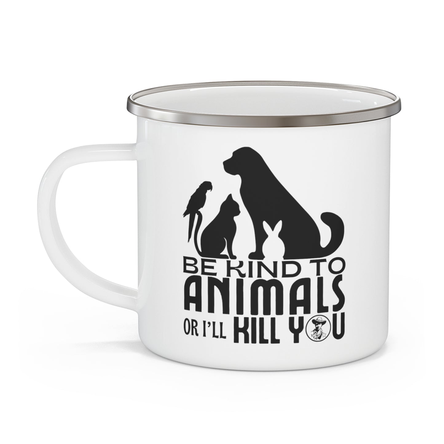 Be Kind! Enamel Camping Mug