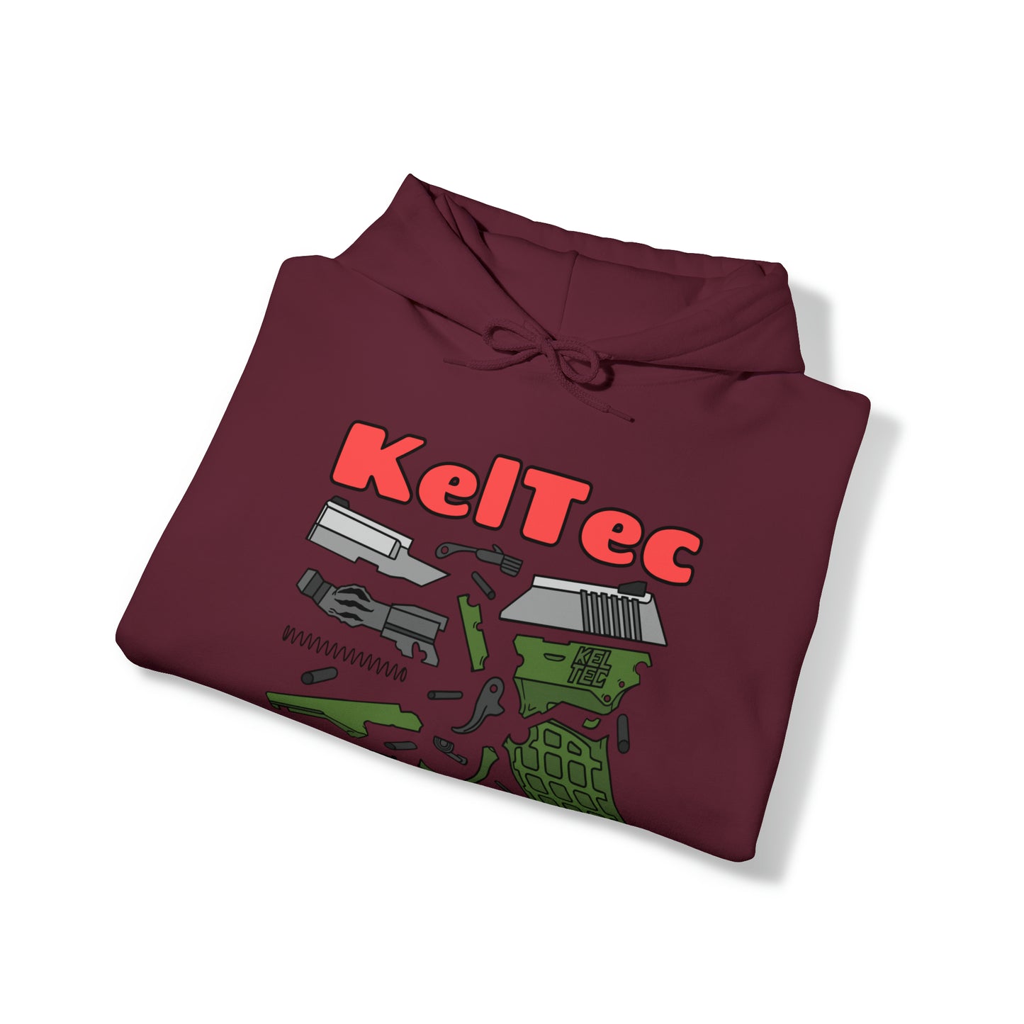 KELTEC Disassembled Unisex Heavy Blend™ Hooded Sweatshirt