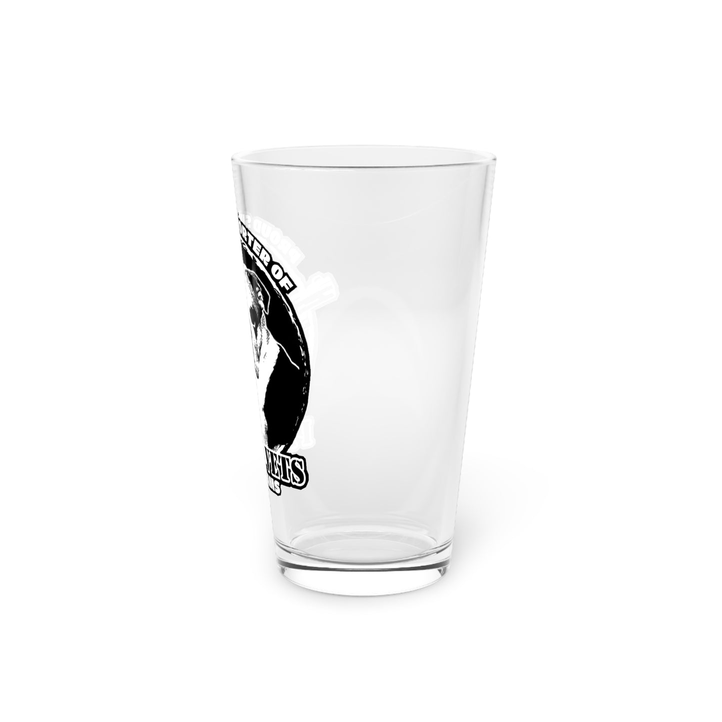 Pets & Vets Supporter! Pint Glass, 16oz
