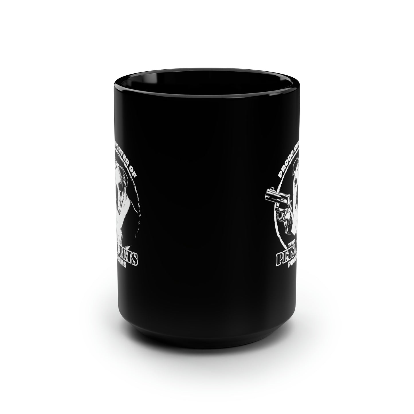 P&V Supporter Black Mug, 15oz