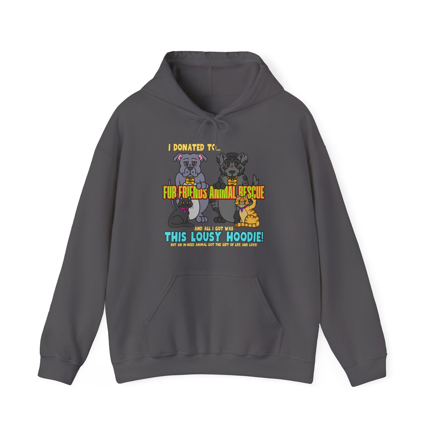 Fur Friends Donation (+1 GCG Entry) Unisex Heavy Blend™ Hooded Sweatshirt