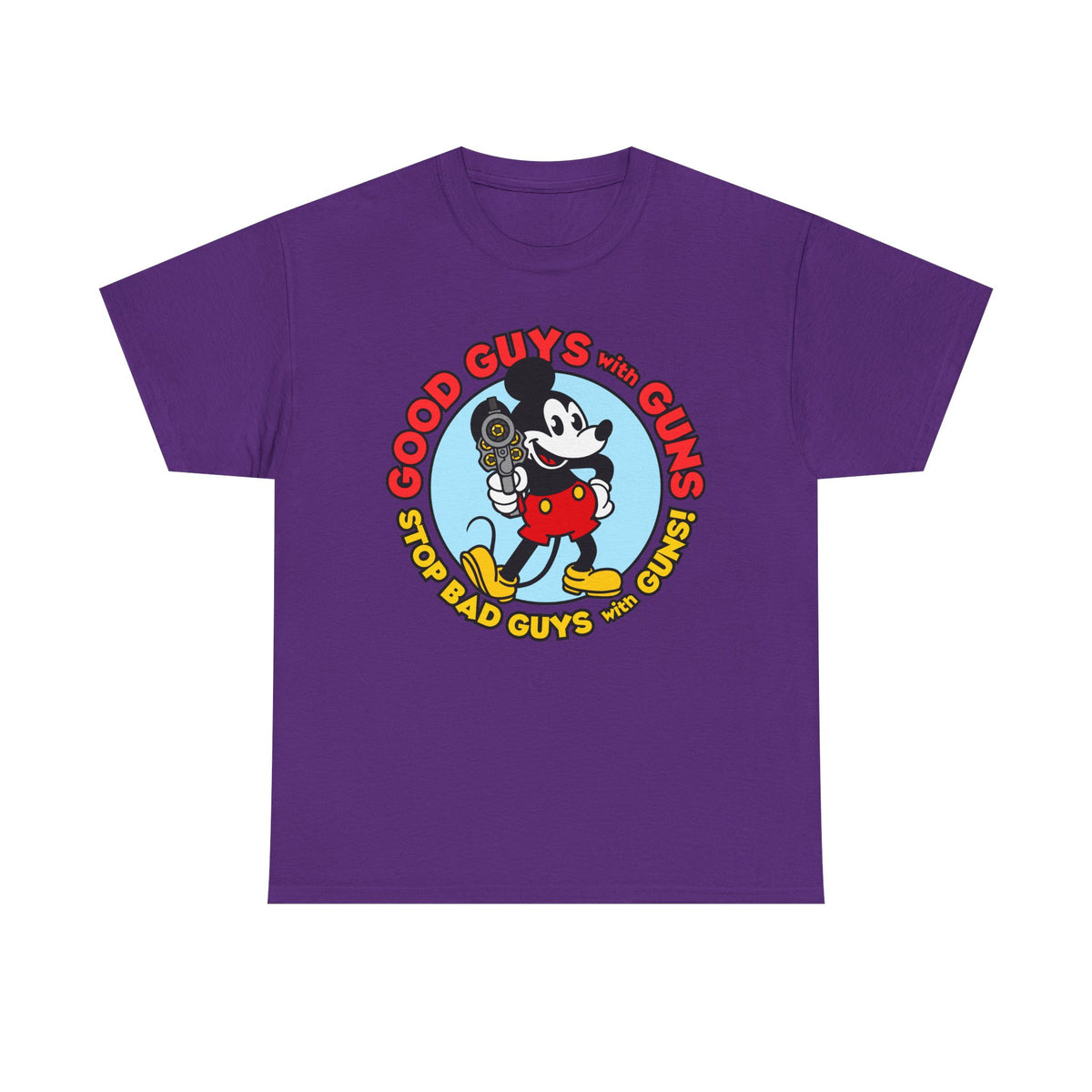 Good Guys with Guns! (V2) Unisex Heavy Cotton Tee