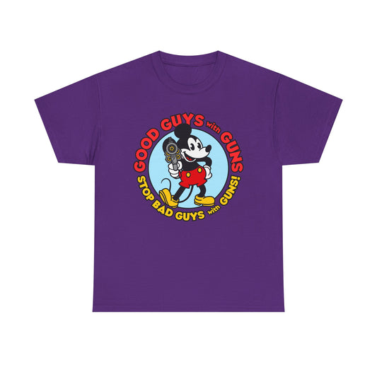 Good Guys with Guns! (V2) Unisex Heavy Cotton Tee