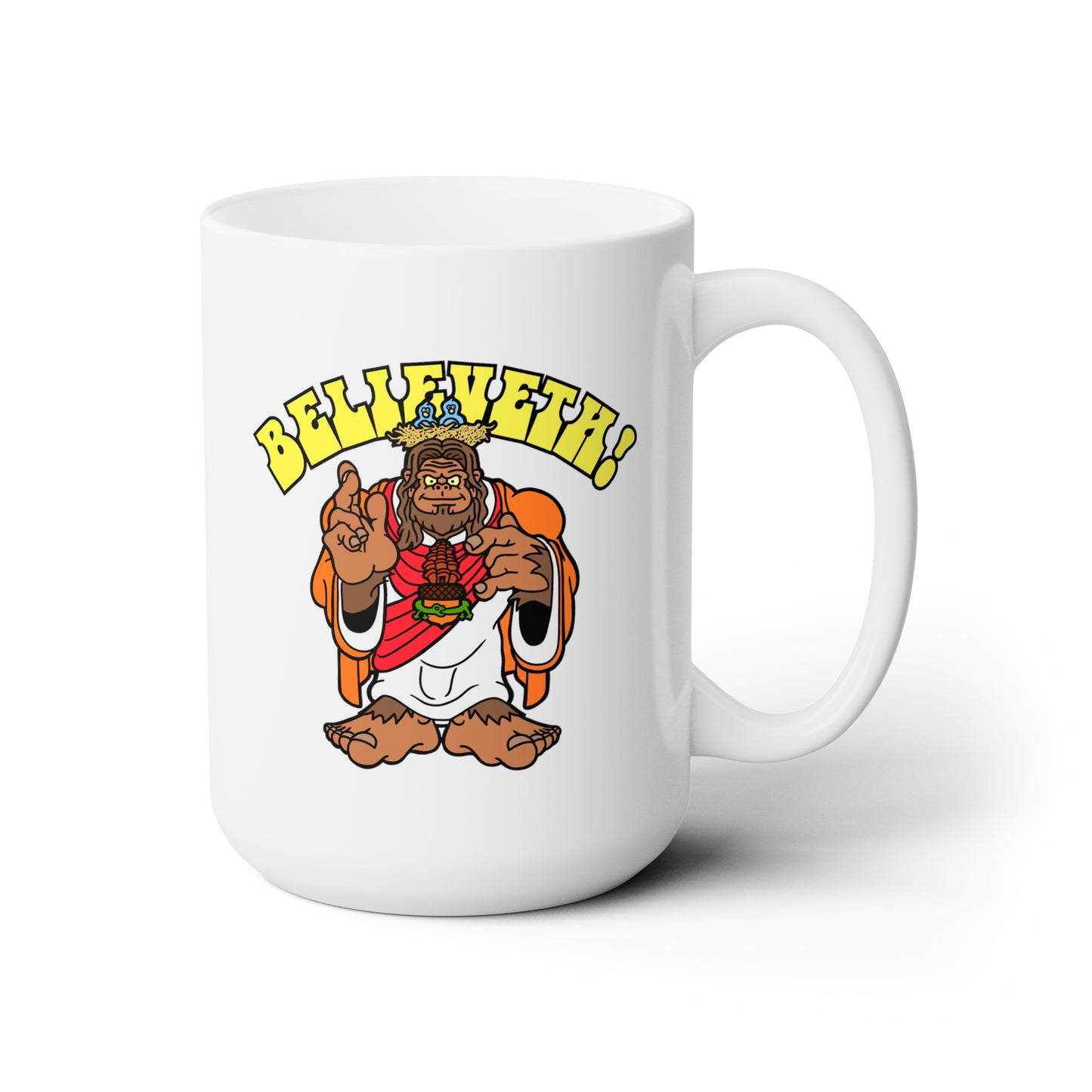 Believeth! Ceramic Mug 15oz