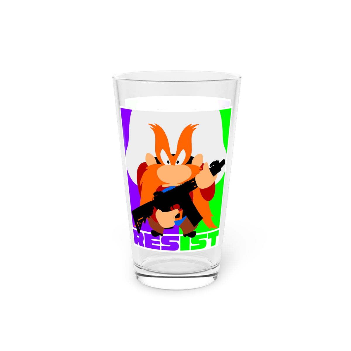 Resist! Pint Glass, 16oz