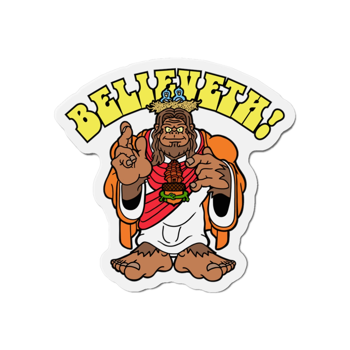 Believeth! Die-Cut Magnets