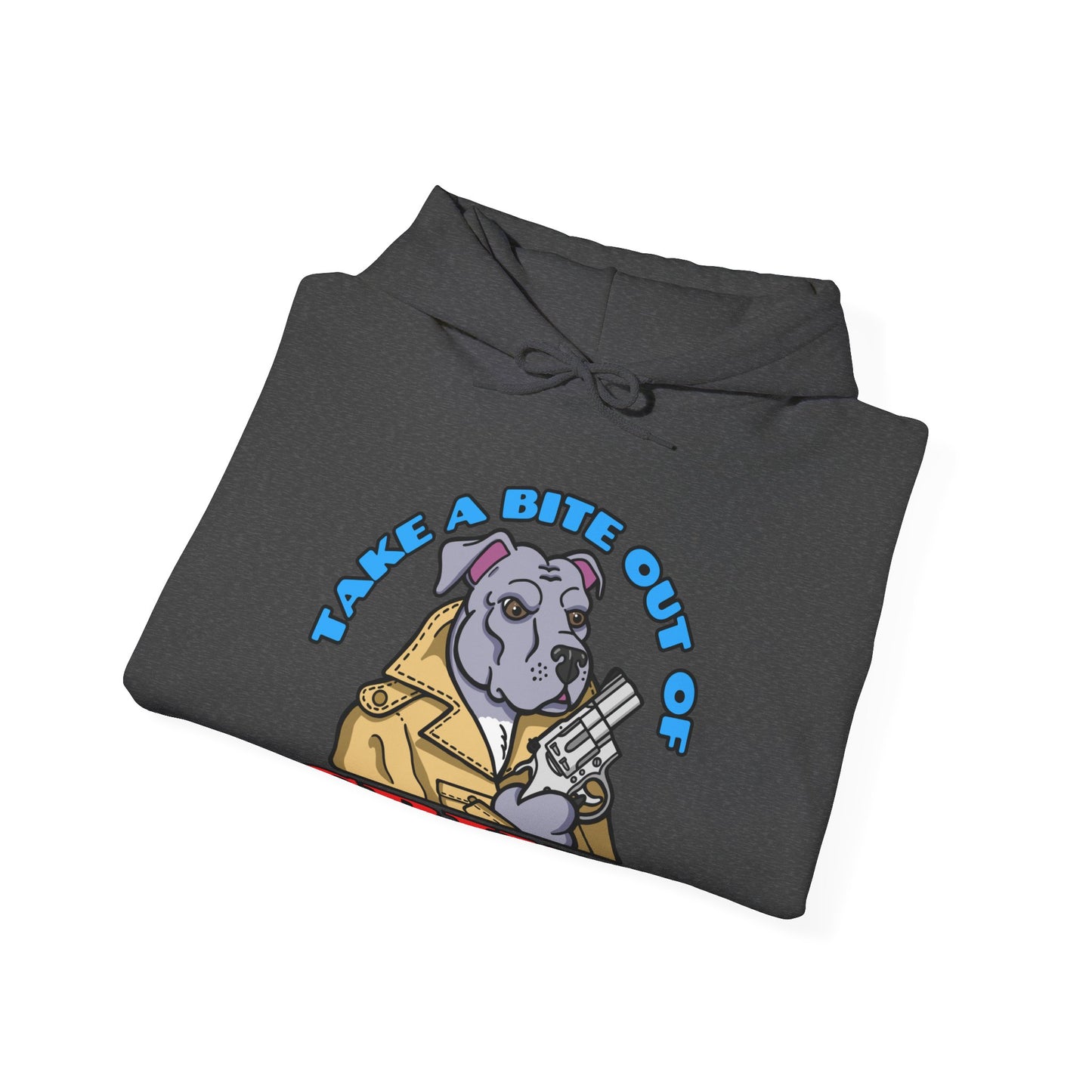 Bite Out of Crime! Unisex Heavy Blend™ Hooded Sweatshirt