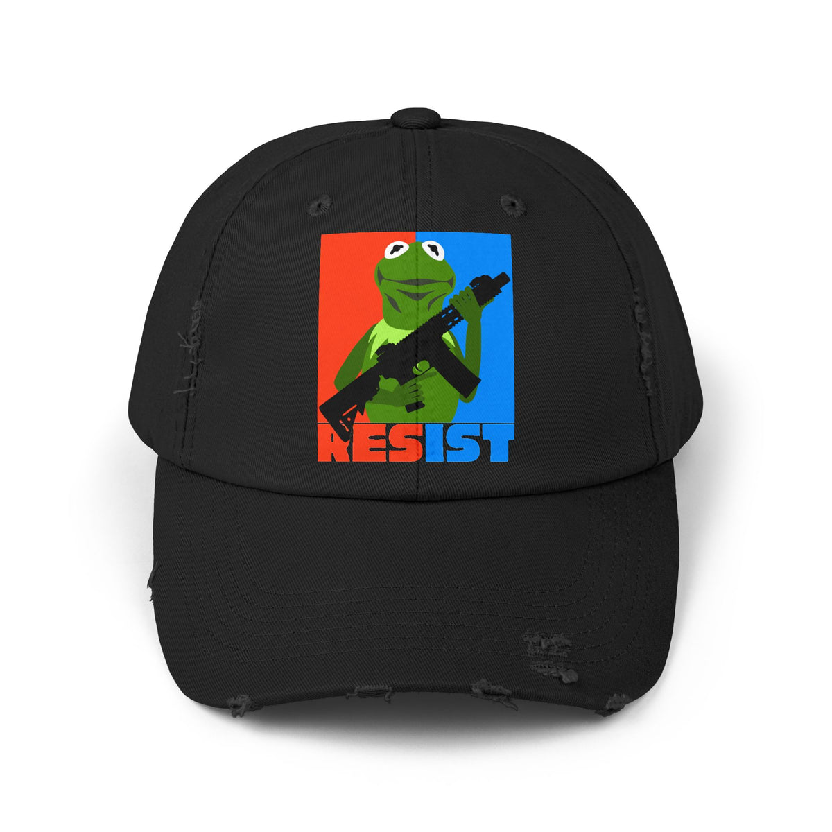 resist! Unisex Distressed Cap