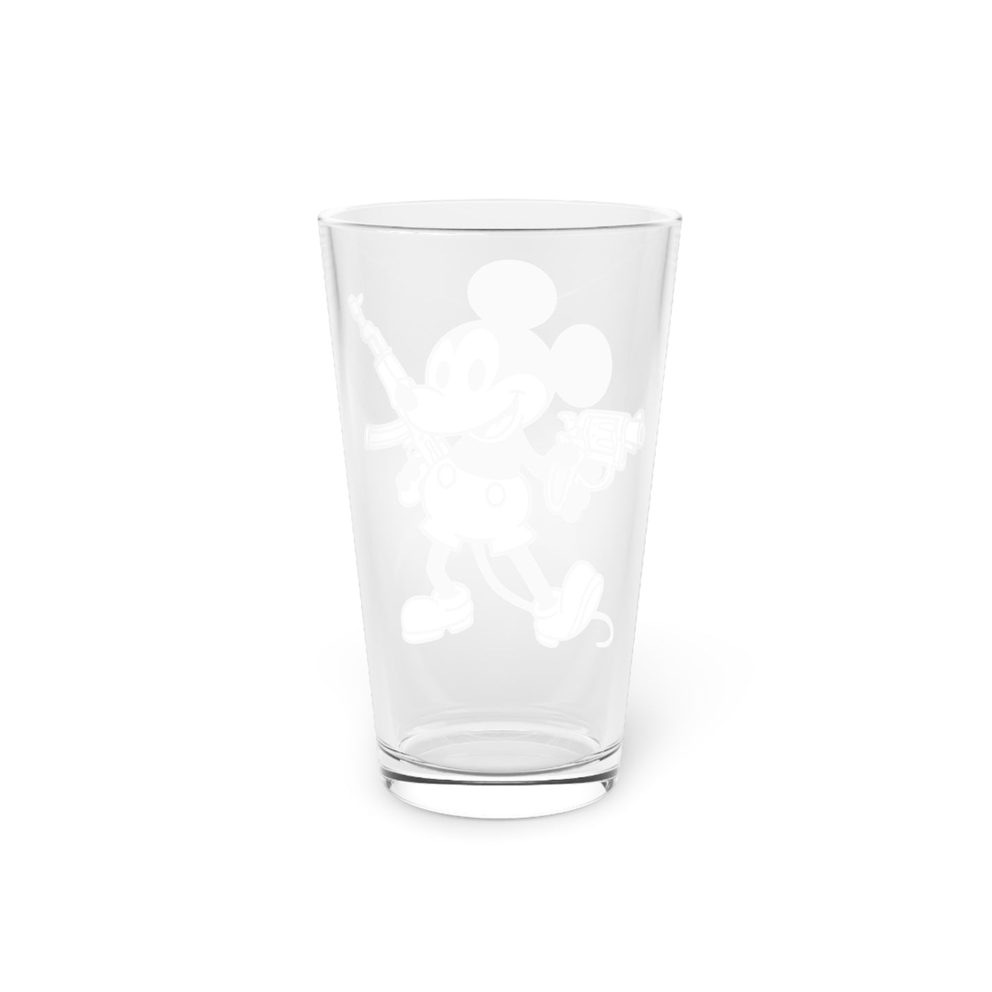Mouse Guns! Pint Glass, 16oz