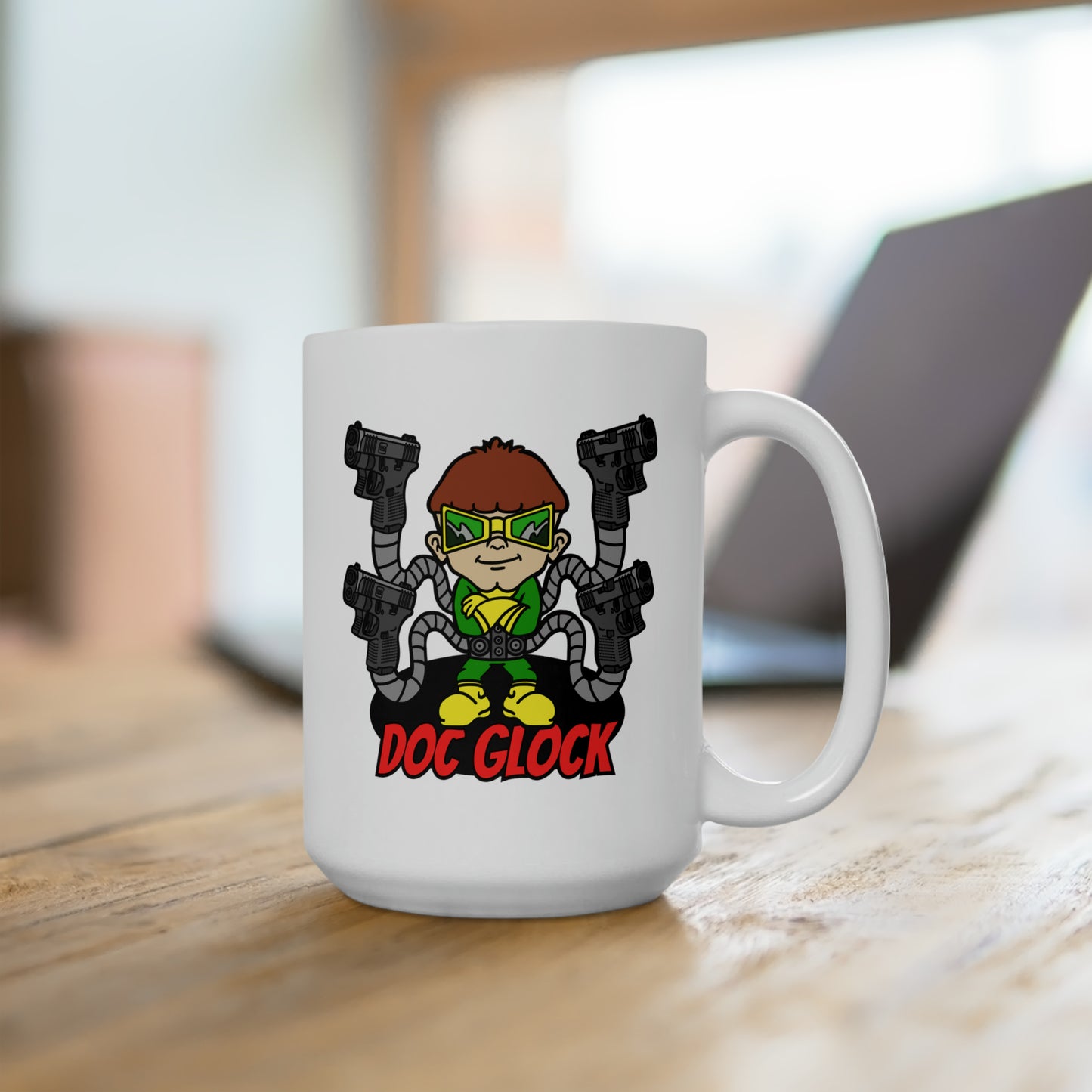 Doctor Glocktopus! Ceramic Mug 15oz