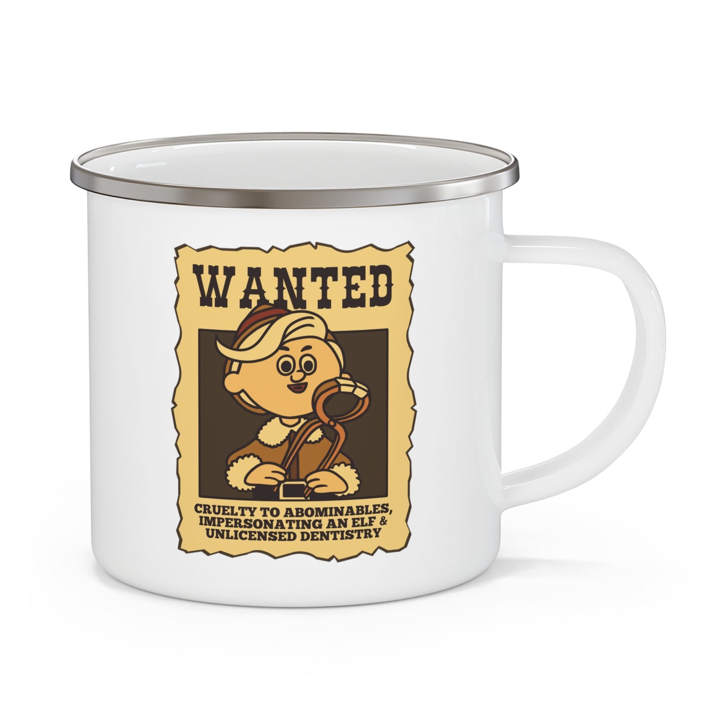 Imperonating an Elf! Enamel Camping Mug