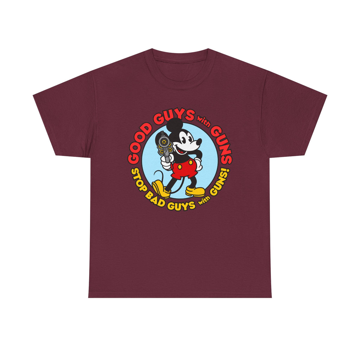 Good Guys with Guns! (V2) Unisex Heavy Cotton Tee