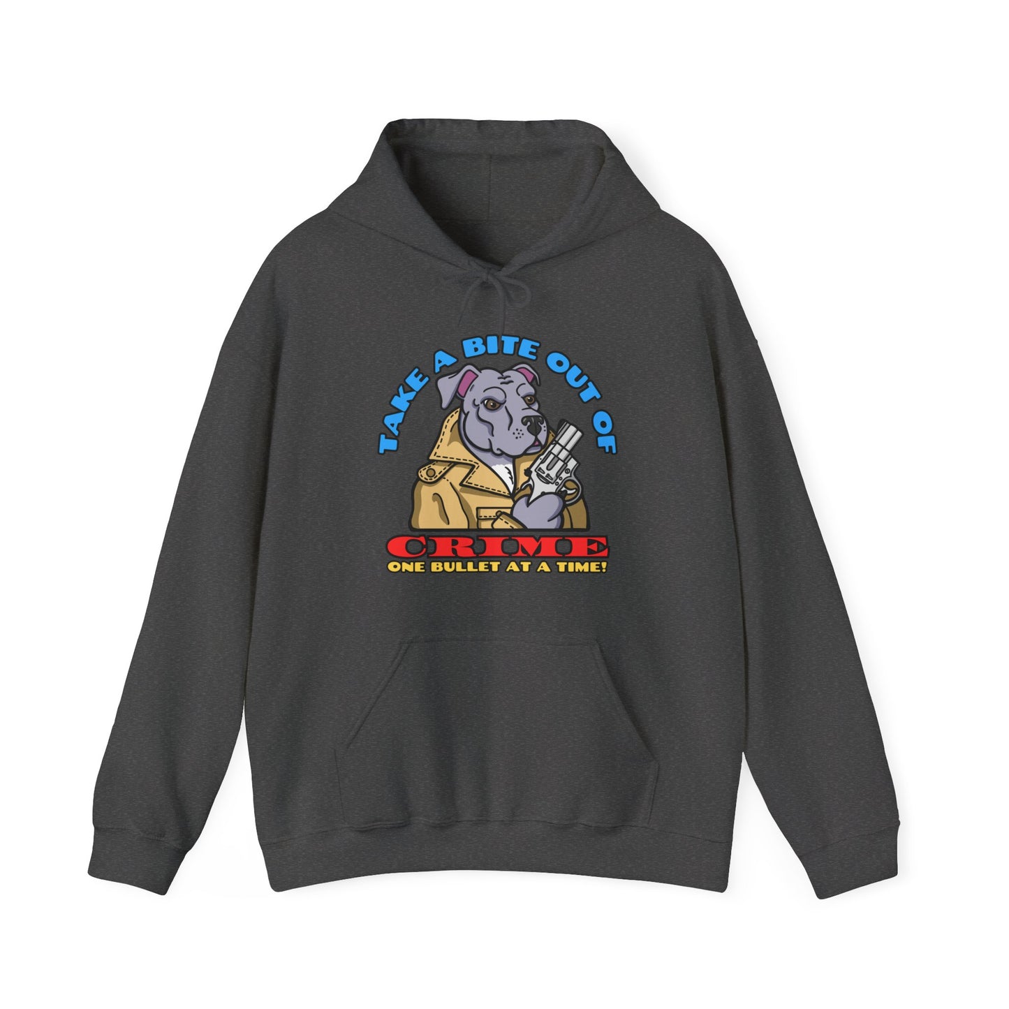 Bite Out of Crime! Unisex Heavy Blend™ Hooded Sweatshirt