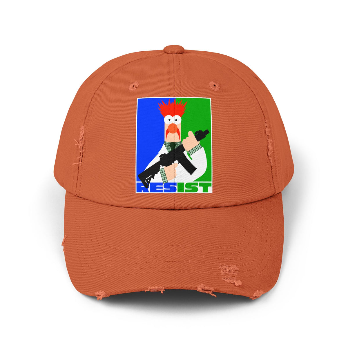 Resist! Unisex Distressed Cap