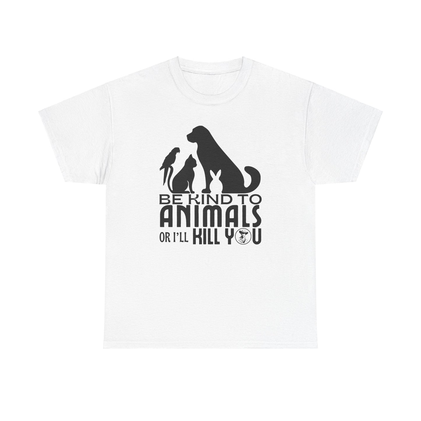 Be Kind to Animals! Unisex Heavy Cotton Tee