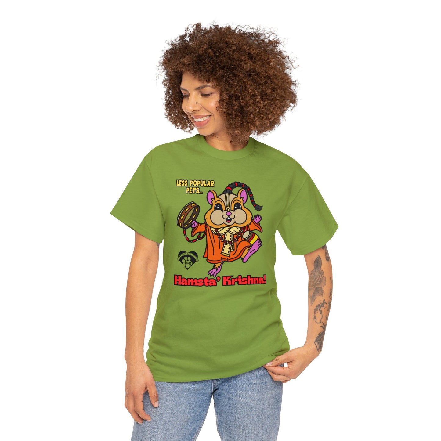 Hamsta' Krishna! Unisex Heavy Cotton Tee
