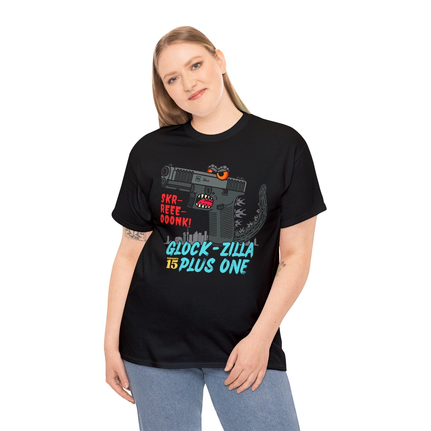 Glock-zilla! Unisex Heavy Cotton Tee