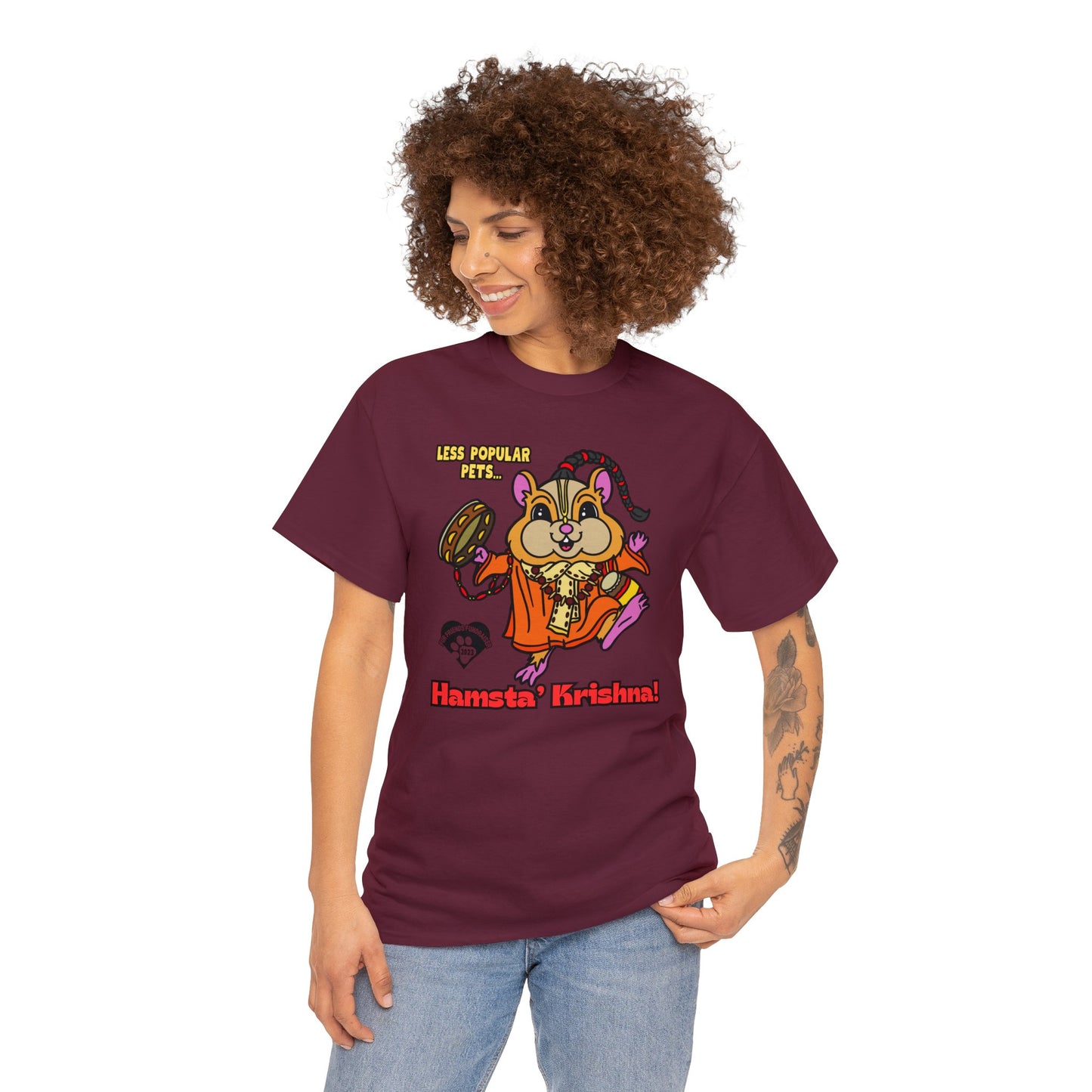 Hamsta' Krishna! Unisex Heavy Cotton Tee