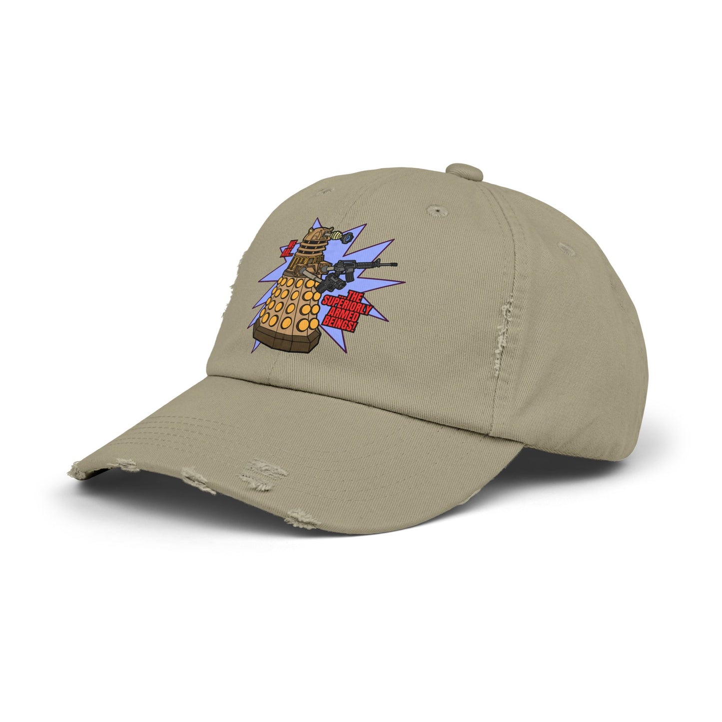 "Dalek" Superiorly Armed Beings! Unisex Distressed Cap