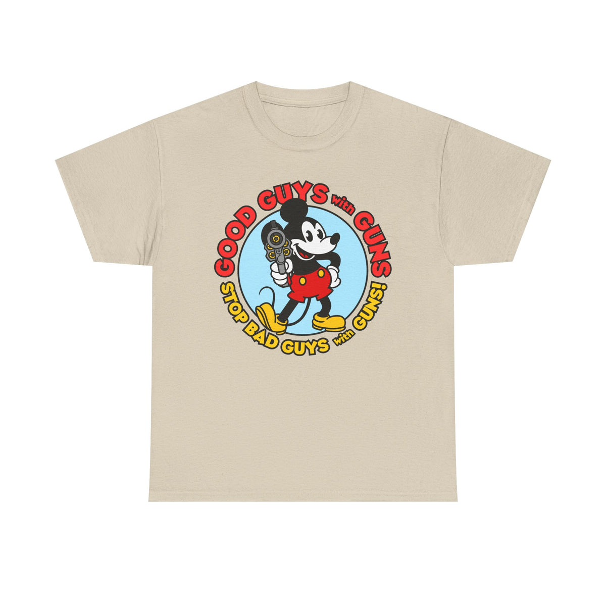 Good Guys with Guns! (V2) Unisex Heavy Cotton Tee